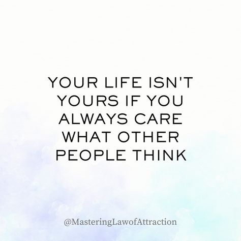 When you stop caring about what others think, you liberate yourself to live YOUR life to the fullest! 💪 Live Your Life For Yourself Not Others, Stop Caring, Healthy Lifestyle Habits, Stop Worrying, Care Quotes, Live Your Life, Be True To Yourself, Short Quotes, Happy Thoughts