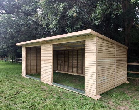 Sturdy and strong pent feather edge mobile field shelter availble for simple self assembly. Alpaca Shelter, Horse Shelter Ideas Cheap, Goat Shelter Ideas, Sheep Shelter, Horse Shelters, Field Shelters, Horse Shelter, Lean To Shed, Stables Design