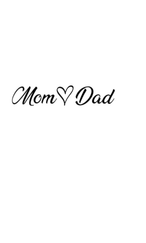 Mom Dad Wallpaper, Mom And Dad Tattoo, Mom Dad Tattoo, Side Wrist Tattoos, Football Images, Dad Tattoos, Tattoo Font, Ghost Photos, Classy Tattoos