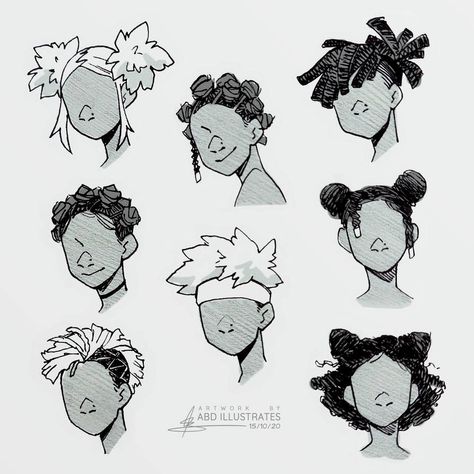 Poc Hairstyles Drawing, Caucasian Hairstyles, Poc Hairstyles, Hairstyles Drawing Reference, Hairstyles Brunette, Different Hair Styles, Hairstyles Layered, Hairstyles Drawing, Some Drawings