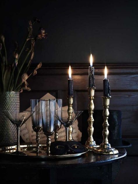 Whimsigoth Home Decor – How to Get the Look Gothic Interior, Vampire Aesthetic, Moody Decor, Moody Interiors, Dark Interiors, Gothic Decor, Gothic House, Boho Interior, Kitchen Tips