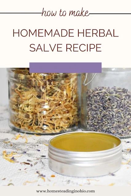 How to make healing salve. This is the best healing salve, and it's easy to make even for beginners. This herbal salve recipe has lavender and calendula infused oils to promote skin health. Use a healing salve recipe on hands, feet, and minor skin irritations. Learn how to make herbal salve with herbal infused oil and essential oils. A calendula and lavender salve is gentle on your skin and can help soothe your skin. Make a healing salve DIY to keep on hand for when you need it. Healing Salve Recipe Diy, Homemade Salve Recipes, Herbal Infused Oil, Lavender Salve, Herbal Salve Recipes, Healing Salve Recipe, Homemade Salve, Calendula Salve, Diy Lip Balm Recipes