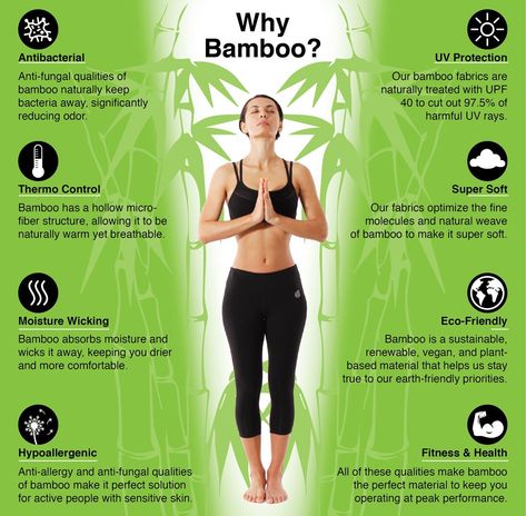 why bamboo? sizing guide: antibacterial, thermo control, moisture wicking, hypoallergenic, uv protection, super soft, eco-friendly, fitness & health Bamboo Fabric Clothing, Farming Hacks, Bamboo Fences, Privacy Blinds, Bamboo Pants, Bamboo Crafts, Natural Weave, Bamboo Clothing, Organic Living