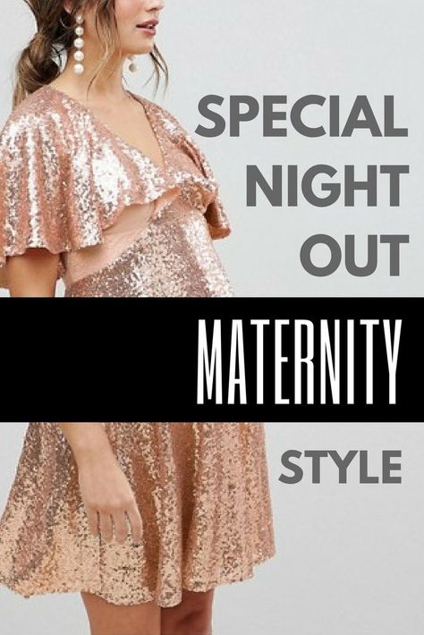 Rose Gold Sequin Mini Maternity Dress for weddings, special occasions, date night, cocktail parties etc. I like this dress because it isn't restricting and covers the shoulders. The rose gold sequin definitely makes this dress an eyecatcher. Perfect for any trimester of pregnancy. #dress #maternity #style #fashion #sequins #gold #nye #affiliate #pregnancy #pregnant Fancy Maternity Dresses, Stylish Maternity Dress, Cinderella Princess, Rose Gold Dress, Nursing Fashion, Pregnant Wedding Dress, Cute Maternity Outfits, Stylish Maternity Outfits, Trimesters Of Pregnancy