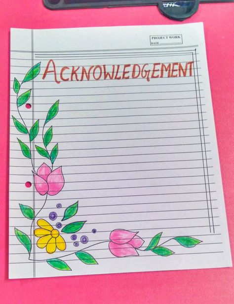 🌺💜 Flower Doodling, Flower Borders, Paper Border, Front Page Design, Page Borders Design, Easy Doodles, Doodles Drawings, Borders Design, Page Borders