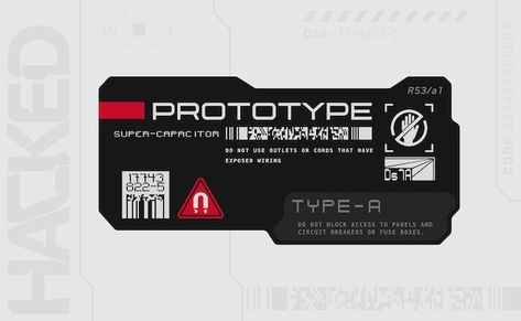 Cyberpunk Decals, Cyberpunk Stickers, Attention Sign, Vector Stickers, Futuristic Typography, Id Card Design, Hazard Sign, Cyberpunk Design, Futuristic Style