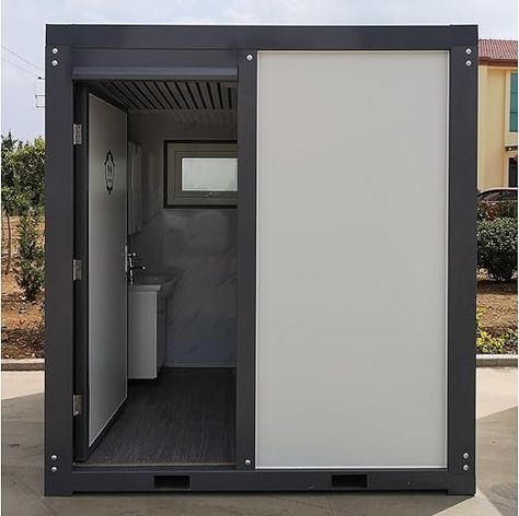 Amazon.com: Zolyndo Outdoor Portable Restroom with Shower, Mobile Toilet for Concerts, Conventions, Construction, Sporting Events Outdoor Restrooms, Outdoor Restroom, Mobile Toilet, Winter Gadgets, Ladies Bathroom, Portable Restrooms, Vent Fan, Toilet Sink, Shower Fixtures