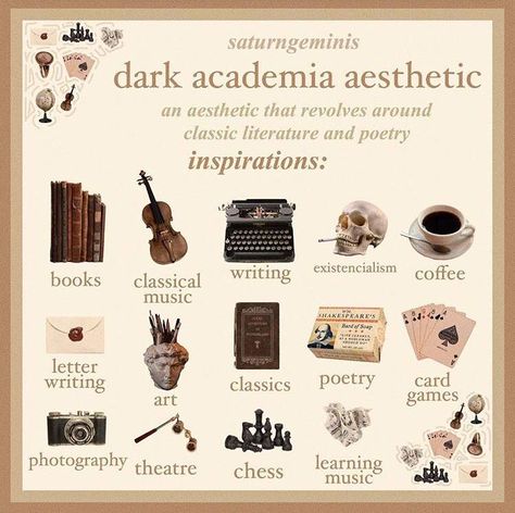 May Core Aesthetic, Dark Academia Things, Paradis Sombre, Dark Academy Aesthetic, Dark Academia Room, Series List, Academia Room, Grafika Vintage, Academic Aesthetic