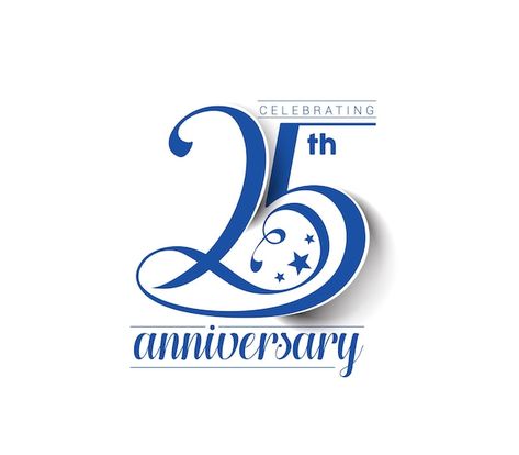 Free vector 25th years anniversary celeb... | Free Vector #Freepik #freevector #25-logo #25-anniversary #25th #25th-anniversary Shopping Bag Logo, Online Shop Logo, Anniversary Wishes For Friends, 26th Anniversary, Happy 25th Anniversary, Celebration Design, 25 Year Anniversary, 20 Year Anniversary, Bag Logo