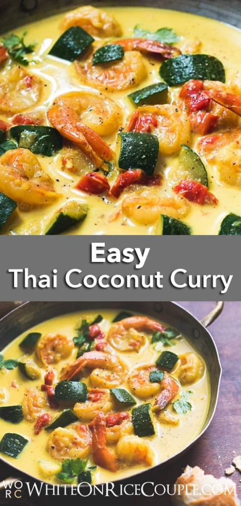 Shrimp Coconut Curry, Thai Curry Recipe, Shrimp Coconut Milk, Coconut Curry Recipe, Shrimp Coconut, Thai Coconut Curry, Thai Curry Recipes, Coconut Curry Recipes, Coconut Curry Shrimp