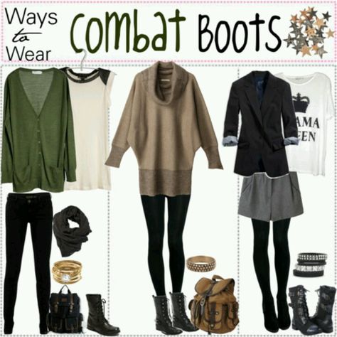 Work wear for my boots Combat Boots Outfit Fall Work, Combat Boots Outfit Work, Black Combat Boots Outfit, Grey Combat Boots, Combat Boot Outfits, Combat Boot Outfit, Boho Queen, Winter Boots Outfits, Boot Outfits