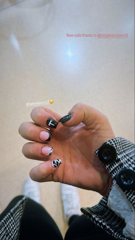 Nails With Initials Boyfriend, Boyfriend Initial Nails, Nails With Initials, Initial Nails, Boyfriend Initials, You Nailed It, Initials, Nails, 10 Things