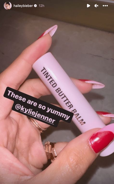 Kylie Instagram, Bubblegum Pink Nails, Color French Manicure, Bieber Nails, Pink French Manicure, Red Carpet Beauty, Her Nails, Cream Nails, Red Nail Polish