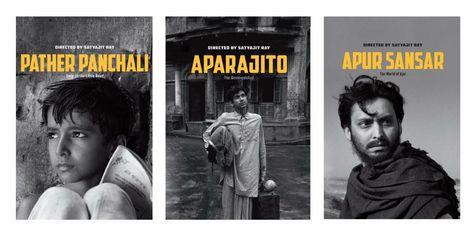 Apu Trilogy, Trilogy Poster, Satyajit Ray, Criterion Collection, Bengali Art, Asian Movies, Time Machine, Film Stills, E Design