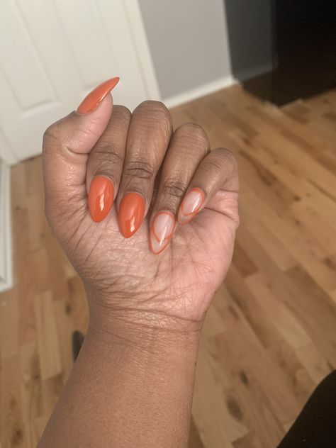 Orange Nails Autumn, Orange Nails Design, Fall Nails Opi, Burnt Orange Nails, Orange Nail Designs, Pedicure Nail Designs, Nails Autumn, Nails Opi, Colors For Dark Skin