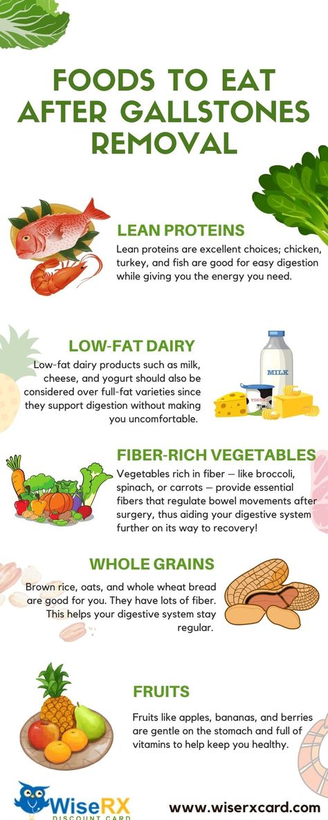 After gallbladder removal, eating light and easy-to-digest meals is essential to help your body recover. Your diet should focus on light, low-fat meals. Here are some great options: Good Food To Eat After Gallbladder Surgery, Gallstone Diet Meals Food, No Gallbladder Food List, Meals After Gallbladder Removal, Gallstone Diet Meals, Low Fat Recipes For Gallbladder, Gallbladder Friendly Foods, Gallbladder Diet After Surgery, Gall Bladder Diet