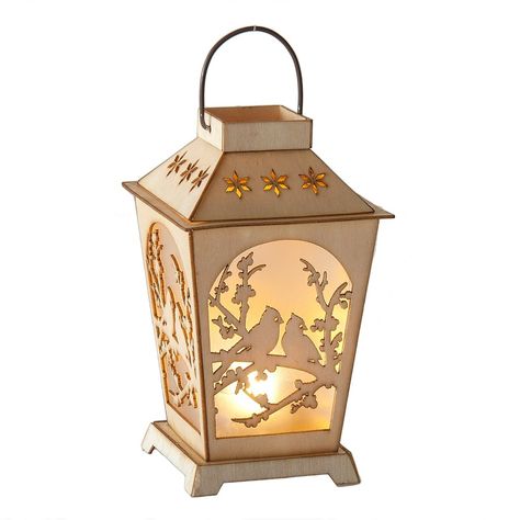 Vintage Inspired Christmas Ornaments, Laser Cut Lamps, Wood Lamp Design, Lantern Christmas, Christmas Lamp, Vintage Inspired Christmas, Laser Cut Wood Crafts, Led Lantern, Rustic Holiday