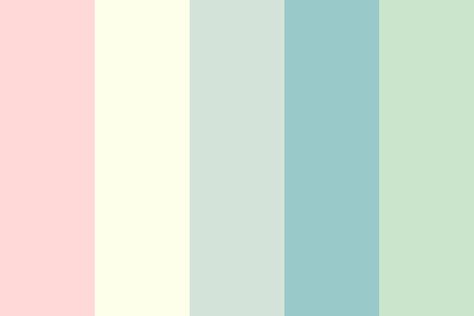 Pastel Green Pallet Color, Pastel Pink Blue Green Palette, Pastel Pink And Green Palette, Light Colour Pallete, Light Blue Pink Green Color Palette, Mint Green And Pink Color Palette, Mint And Pink Color Palette, Pink Green Blue Color Palette, Teal And Pink Color Palette