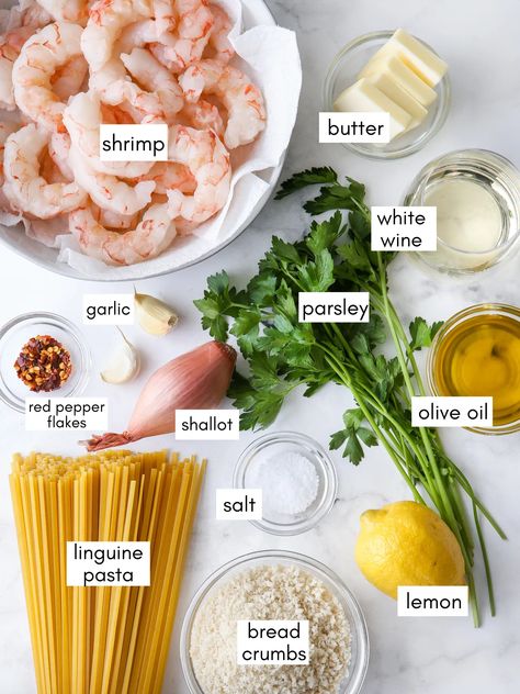 Shrimp Scampi Breadcrumbs, Lemon Shrimp Scampi Pasta, Best Shrimp Scampi Recipe Pasta, Quick And Easy Seafood Recipes, Shrimp Scampi Pasta Recipes Linguine, Shrimp Recipes Pasta Healthy, Linguini With Shrimp, Lemon Scampi Pasta, Lemon Seafood Pasta