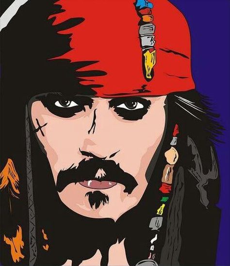 Jack Sparrow Painting, Jack Sparrow Dibujo, Jack Sparrow Drawing, Nicki Larson, Pirate Face, Compass Art, جوني ديب, Kaptan Jack Sparrow, Trans Art