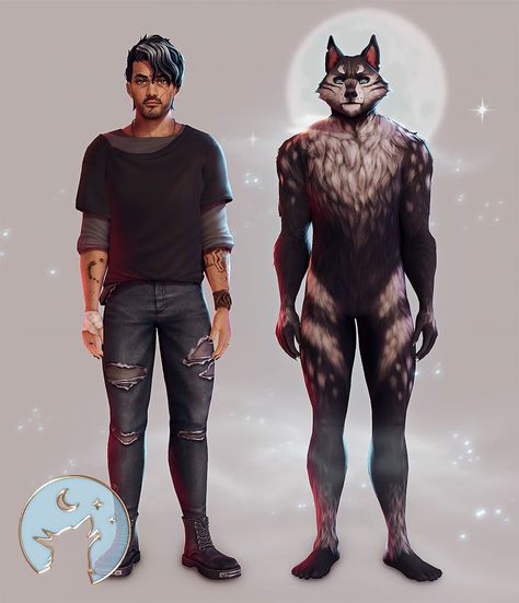 Sims 4 Werewolf Outfits, Sims 4 Monster Cc, Sims 4 Werewolf Cc, Sims 4 Couple Poses, Sims 4 Hair Male, Sims 4 Family, Sims 4 Anime, Play Sims, The Sims 4 Packs