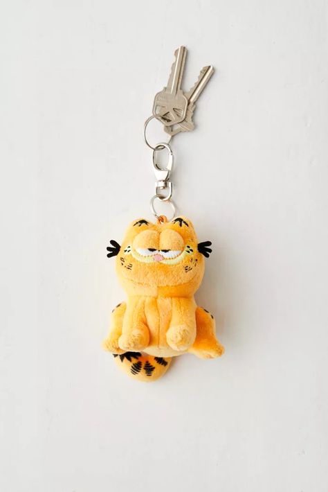 Plushie Keychain, Garfield Images, Garfield Cat, Orange Fits, Keychain Design, Cute Stuffed Animals, Orange Cat, Lifestyle Shop, Cool Items