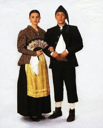 FolkCostume&Embroidery: Overview of Croatian Costume, part 4; Adriatic Croatia Polish Traditional Costume, Polish Dress, Polish People, Polish Clothing, Polish Traditions, Polish Folk Art, Folk Dress, Belgrade Serbia, Krakow Poland