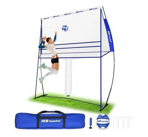 Volleyball Training Net System Portable, Volleyball Practice Net Station with Volleyball, Pump - Blue - Search Shopping Portable Volleyball Net, Volleyball Training Equipment, Volleyball Nets, Volleyball Equipment, Backyard Park, Professional Volleyball, Tiktok Acc, Volleyball Stuff, Volleyball Practice