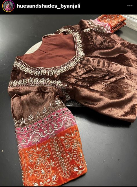 Pita Work Blouse Design, Blouse Designs Without Work, Pita Work Blouse, Pita Work, Long Blouse Designs, Embroidery Fashion Detail, Kids Blouse Designs, Fashionable Saree Blouse Designs, Blouse Designs Indian