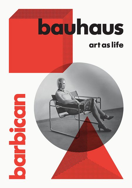 Bauhaus- Art as Life invite by Eye magazine, via Flickr Bauhaus Graphic Design, Bauhaus Art, Walter Gropius, Bauhaus Poster, Design Theory, The Bauhaus, Bauhaus Design, Life Poster, Exhibition Poster