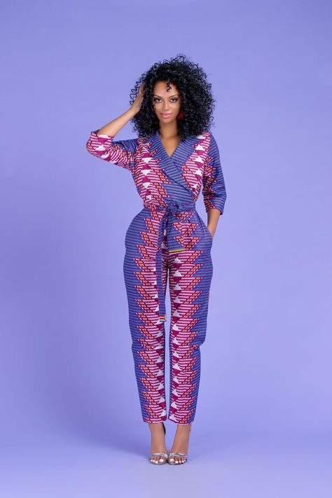 Classy Ankara Styles, African Jumpsuit, Africa Fashion Style, African Print Jumpsuit, Ankara Jumpsuit, Style Africain, Wedding Muslim, African Fashion Designers, Afrikaanse Mode