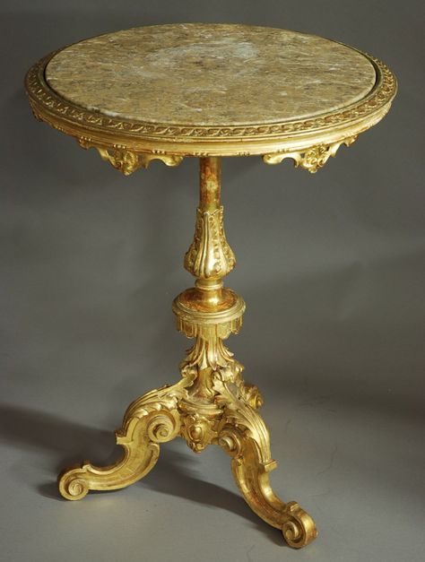 Marble Top Centre Table, Luxury Wall Lights, Golden Furniture, Dining Room Furniture Design, Royal Table, Wood Furniture Legs, Antique Tables, Antique French Furniture, Wooden Sofa Set