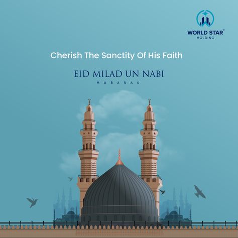 As we celebrate the birth of our Prophet, let us hold His teachings and His faith close to our hearts. Happy Eid e Milad un Nabi! . #prophetsbirthday #eidmiladunnabi #nabi #milad #allahuakbar #eidmubarak #islam #prophetmuhammad #muslim #allah #quran Eid Milad Un Nabi Poster, Milad Un Nabi Poster, Madeena Shareef, Eid E Milad Un Nabi, Milad Un Nabi Mubarak, Milad Ul Nabi, 12th Rabi Ul Awal, Eid E Milad, Rabi Ul Awal