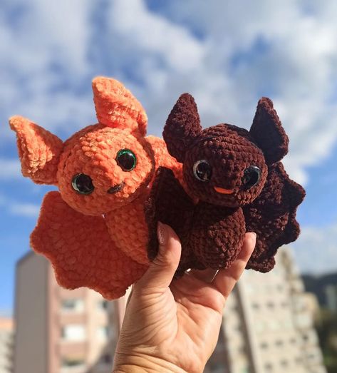 crochet a cute Halloween bat with us detailed step-by-step pattern with photos pattern assume basic knowledge of crochet  this is not a finished product, this is a PDF pattern Bat Amigurumi Free Pattern, Crochet Bat Pattern, Bat Crochet, Crochet Bat, Crochet Halloween, Bat Pattern, Photo Pattern, Crochet Business, Basic Knowledge