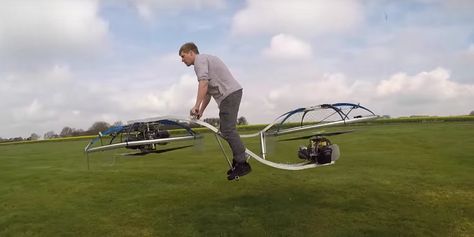 Colin Furze's hoverbike, much like the hoverboard or self-lacing trainer, is the ultimate marker that we are now living in our own vision of the future. Colin Furze, 3d Printing Education, Best Build, Mobility Scooter, Mad Scientist, Electric Scooter, Electric Cars, New Technology, Drones