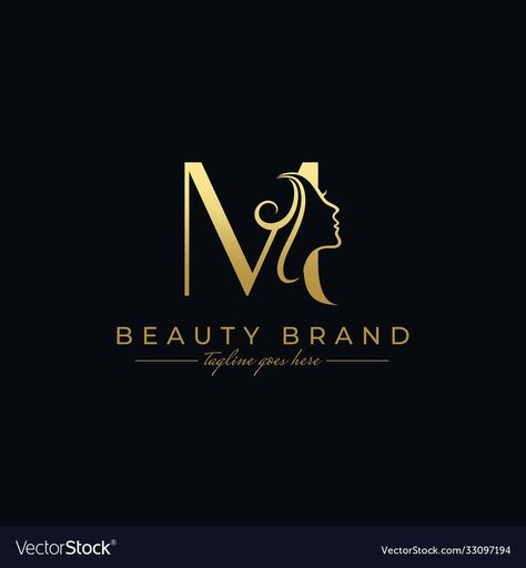 Salon Logo Design Ideas Hair, Make Up Logo Ideas, Logo Salon Beauty, Mr Logo Design, Beauty Logo Design Ideas, M Logo Design Ideas, Beauty Salon Logo Design Ideas, Beauty Parlour Logo, Beauty Saloon Logo