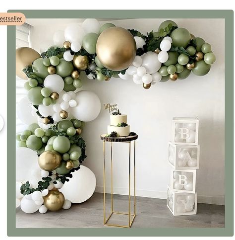 Green Theme Bridal Shower Ideas, Green And Gold Bridal Shower Ideas, Gold Bridal Shower Ideas, Head Spa, Gold Bridal Showers, Bridal Shower Brunch, Green Theme, Grand Opening, Green And Gold