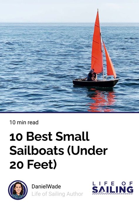 Most small sailboats under 20 feet in this list are time-tested, easy to rig, simple to sail, extremely fun, and perfect either for solo sailing or for sailing with friends and family. Small Sailboats For Sale, Small Sailing Boat, Mirror Dinghy, Dinghy Sailboat, Dinghy Sailing, Model Sailboats, Canoe Plans, How To Sail, Sailboat Cruises