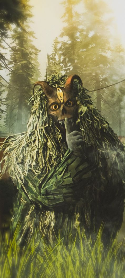 Ghillie Suit Wallpaper, Ghillie Suit Concept Art, Cod Mobile Wallpaper 4k, Ghillie Suit Art, Cod Mobile Wallpaper, Codmobile Wallpaper, Codm Wallpapers, Steampunk Wallpaper, Grinch Mask