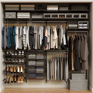 Affordable Closet Systems, Elfa Closet, Elfa Shelving, Closet Solutions, White Closet, Closet Kits, Reach In Closet, No Closet Solutions, Shelving Storage