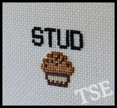 Cheeky Stud Muffin Cross Stitch Pattern (Printable PDF) - Immediate Download from Etsy Needlepoint Crafts, Funny Embroidery Patterns, Tiny Crafts, Snitches Get Stitches, Cross Stitch Boards, Subversive Cross Stitch, Pattern Printable, Boy Blanket, Stud Muffin