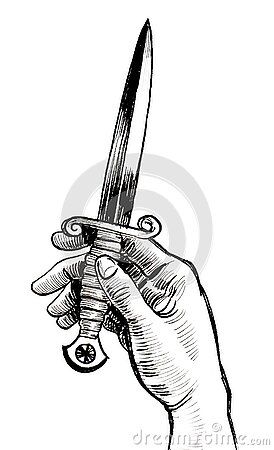 Girl With A Knife Drawing, Hand Holding Dagger Reference, Holding A Knife Drawing, Dagger Drawing, Knife Drawing, Knife Tattoo, Outfit References, Pen Art Drawings, Getaway Car