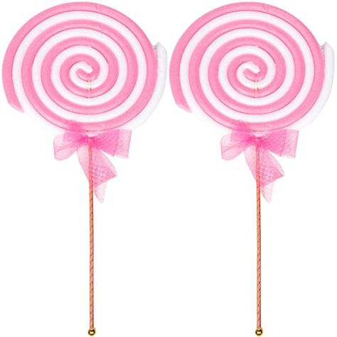 Christmas Candy Party, Fake Lollipop, Giant Lollipop, Large Lollipops, Giant Lollipops, Props Photography, Candy Ornaments, Sweet Jewelry, Country Theme