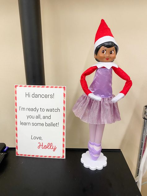 Elf On Shelf Dance Ideas, Dance Elf On The Shelf Ideas, Dance Studio Elf On The Shelf, Elf On The Shelf Dance Party Idea, Elf On The Shelf Ideas Dance Studio, Ballet Elf On The Shelf, Elf On The Shelf Dance Ideas, Elf Dance, Band Room