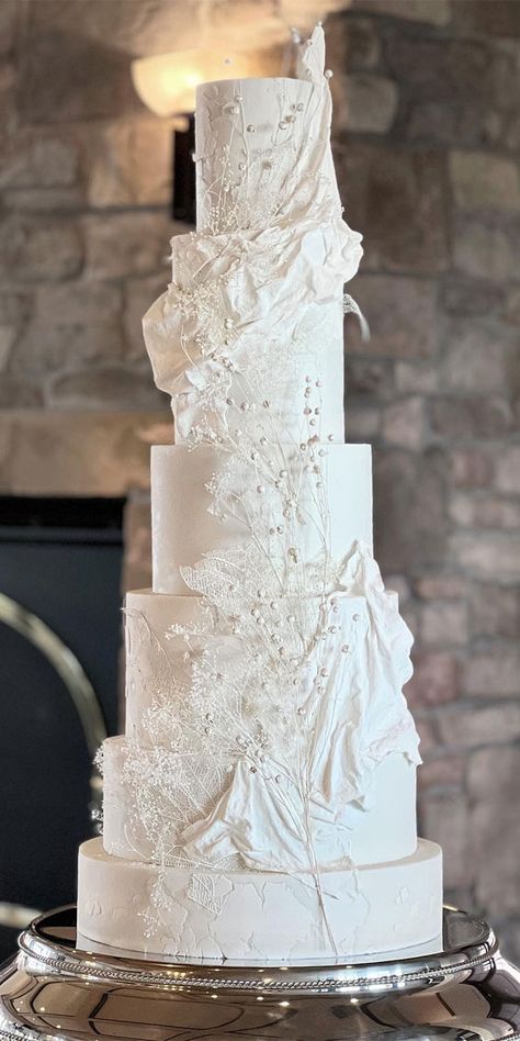 wedding cake, wedding cake designs, wedding cake ideas, wedding cake trends, simple wedding cake, elegant wedding cake, wedding trends, monochrome cake, Elegant Monochrome Cake, elegant white cake White Drapes Wedding, 6 Tier Wedding Cake, Monochrome Cake, Cake Designs Wedding, Wedding Cake Elegant, Cake Ideas Wedding, Cake Elegant, Wedding Cake Trends, Tall Cake