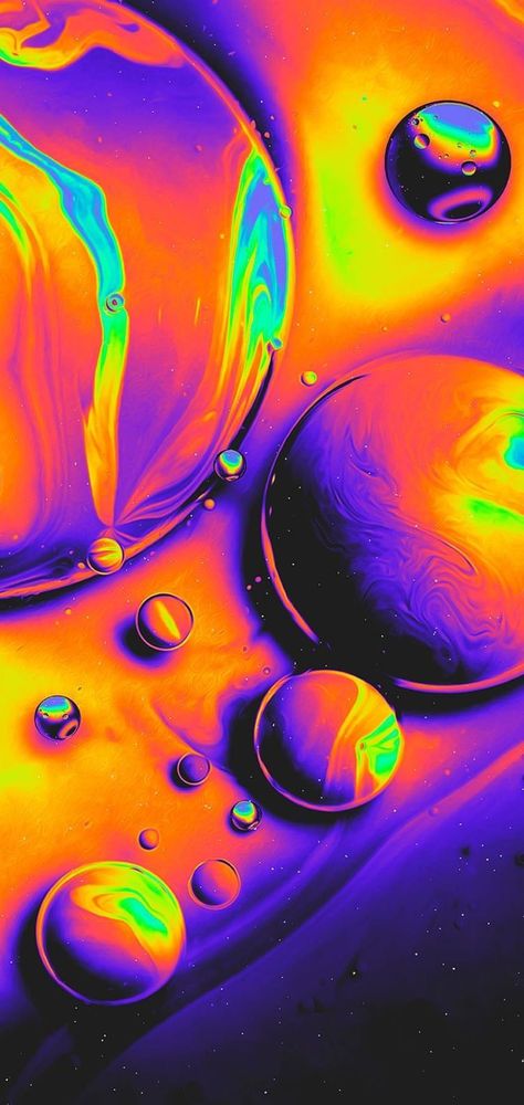 Blending Colored Pencils, Colorful Bubbles, Artsy Background, Bubbles Wallpaper, Neon Painting, Spiritual Artwork, Bright Art, Abstract Art Wallpaper, Cover Art Design