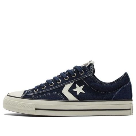 Converse Star Player 76 Workwear Denim A05185C - KICKS CREW Converse Star Player 76, Converse Star Player, Workwear Style, Converse Star, Summer Swag, Funky Shoes, Funky Outfits, Cute Sneakers, Emo Outfits