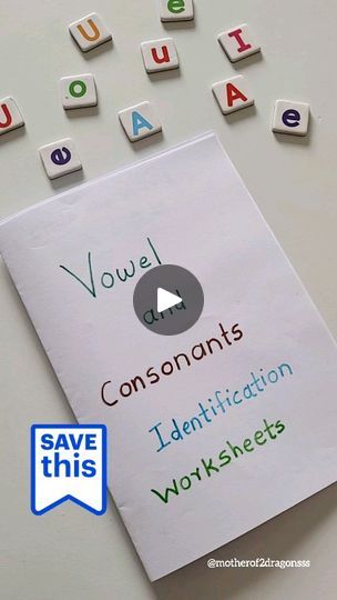 19K views · 484 reactions | Introducing fun and engaging worksheets to help kids learn the difference between vowels and consonants! These worksheets are designed to make language learning interactive, perfect for young learners to recognize and practice their letters. Ideal for preschoolers, kindergarten, and early elementary school students. Swipe through to check out these colorful and easy-to-follow activities that boost letter recognition and phonemic awareness!

#VowelsAndConsonants #LetterRecognition #PhonicsWorksheets #EarlyLearning #KidsActivities #PreschoolLearning #KindergartenWorksheets #LearningIsFun #PhonicsForKids #InteractiveLearning

[Vowels, consonants, worksheets for kids, phonics, preschool education, kindergarten, early literacy, letter recognition, language learning, Consonant Vowel Consonant Activities, Vowels And Consonants Activities, Vowels Activities Preschool, Vowels And Consonants Worksheets, Consonants Worksheets, Phonics Preschool, Kids Phonics, Vowels And Consonants, Vowel Activities