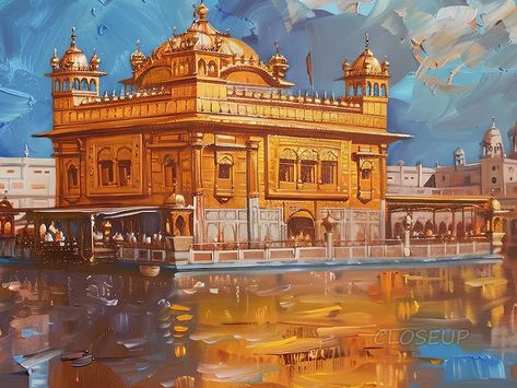 Gurudwara Sikh Art Golden Temple Poster Unframed Sikh Wall Art Sikhism Gurudwara Sahib Wallpaper Sikh Gift Home Decor Sikh Art Oil Painting - Etsy Norway Golden Temple Painting, Gurudwara Sahib Wallpaper, Gurudwara Sahib, Temple Painting, Temple Poster, Temple Wall Art, Sikh Art, Golden Temple, India Art