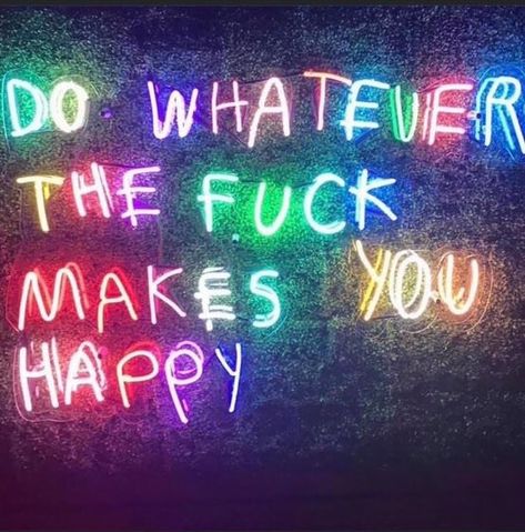 TweetDeck One Life To Live, Neon Quotes, One Life, You Happy, Neon Sign, Neon, Rainbow, Quotes